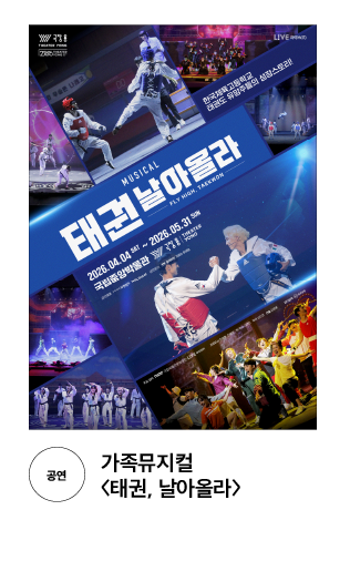 [공연] 가족뮤지컬 〈태권, 날아올라〉